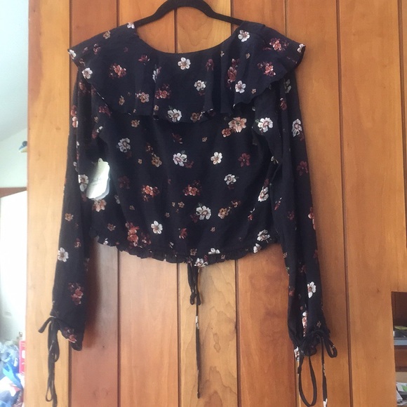 Altar’d State Boho Cinch Waist Crop Top NWT - Picture 6 of 7